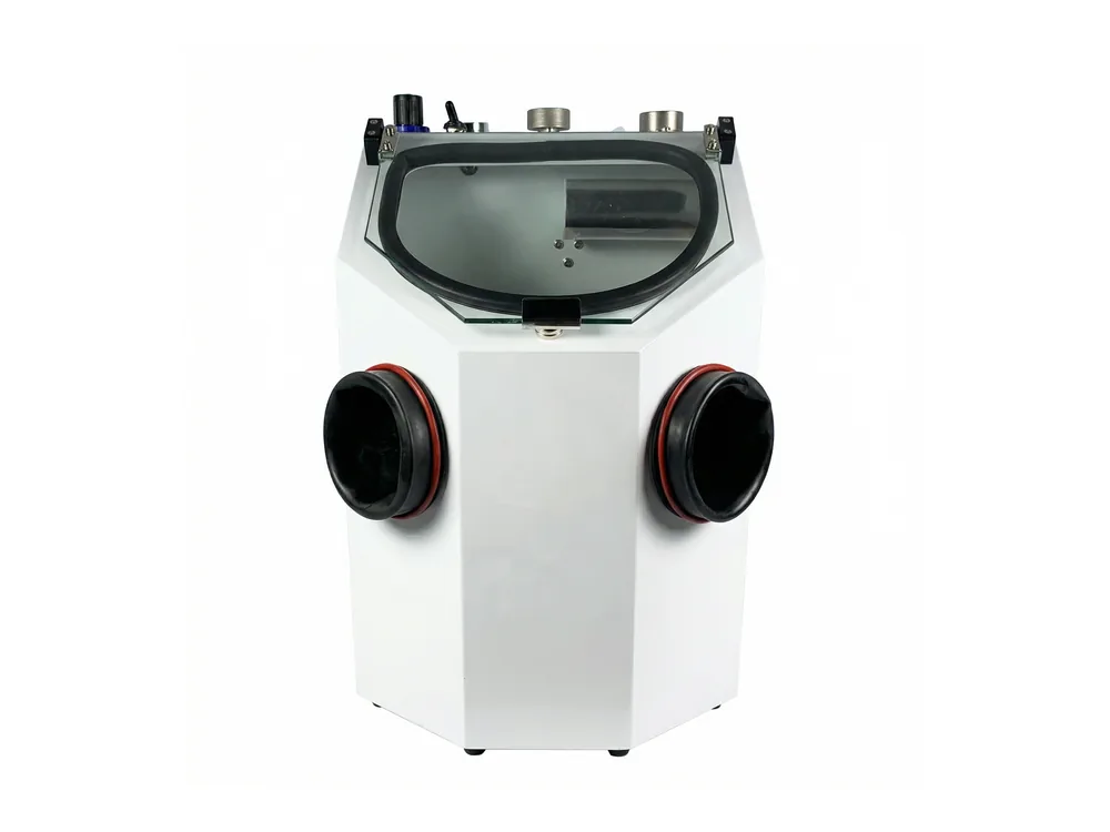 S-606 dual pen alumina sandblaster for dental crown and bracket treatment